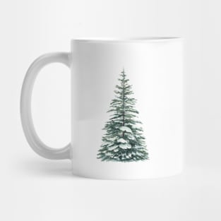 Winter tree painting Mug